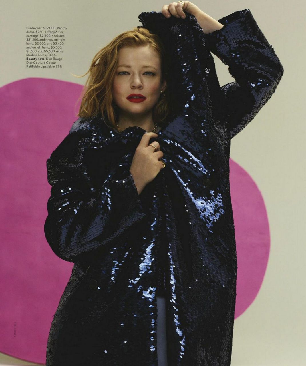 Sarah Snook Vogue Magazine Australia November