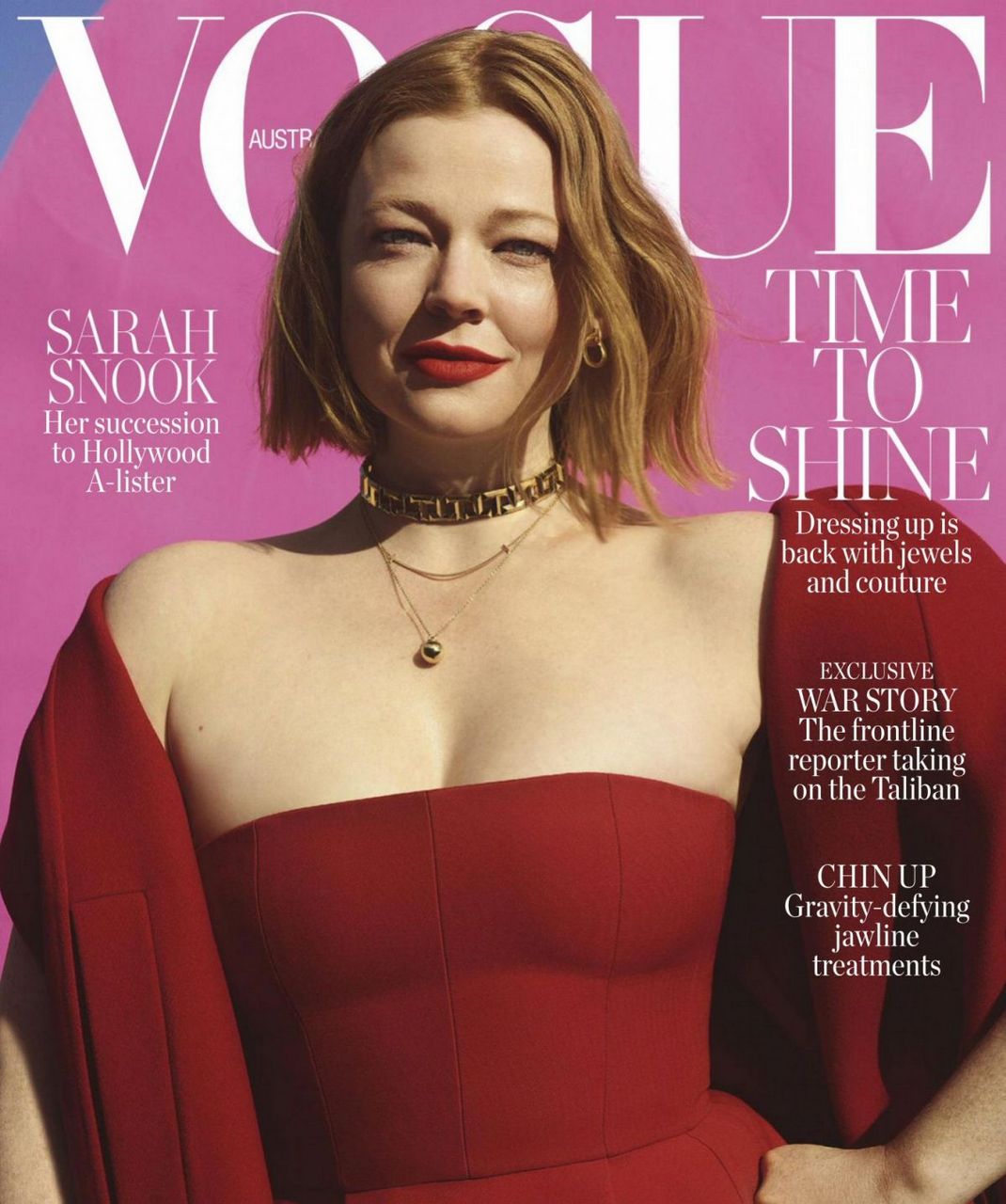 Sarah Snook Vogue Magazine Australia November