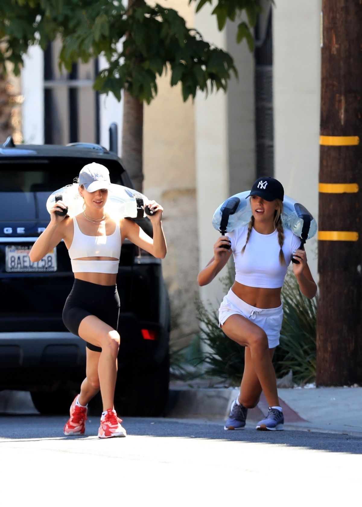 Scarlet Sophia Stallone Outdoor Workout Session West Hollywood