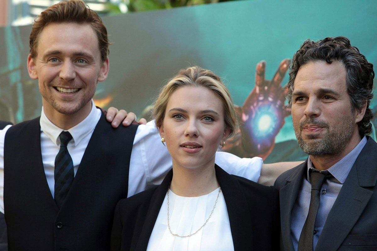 Scarlett Johansson Avengers Photocall Rome