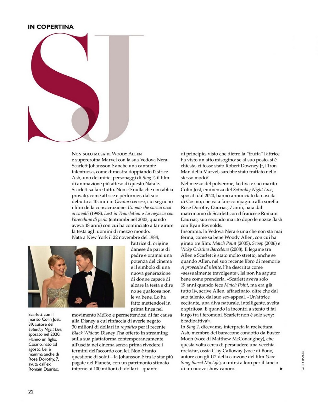 Scarlett Johansson F Magazine December