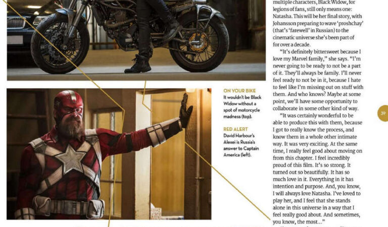 Scarlett Johansson Florence Pugh Total Film Magazine October (14 photos)