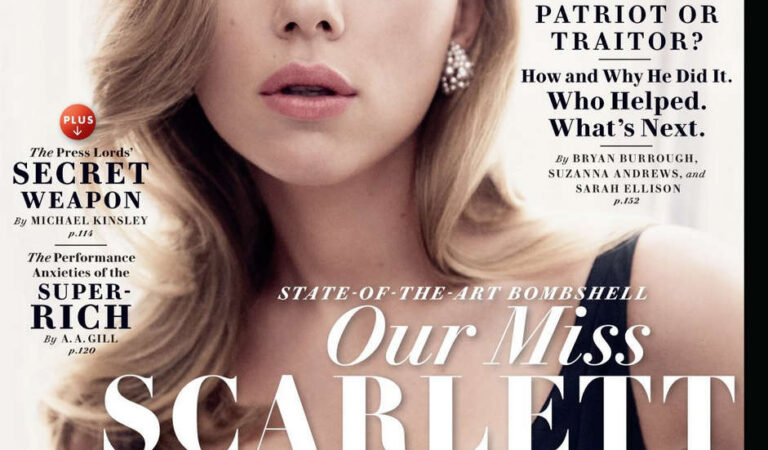 Scarlett Johansson Vanity Fair Magazine May 2014 Issue (6 photos)