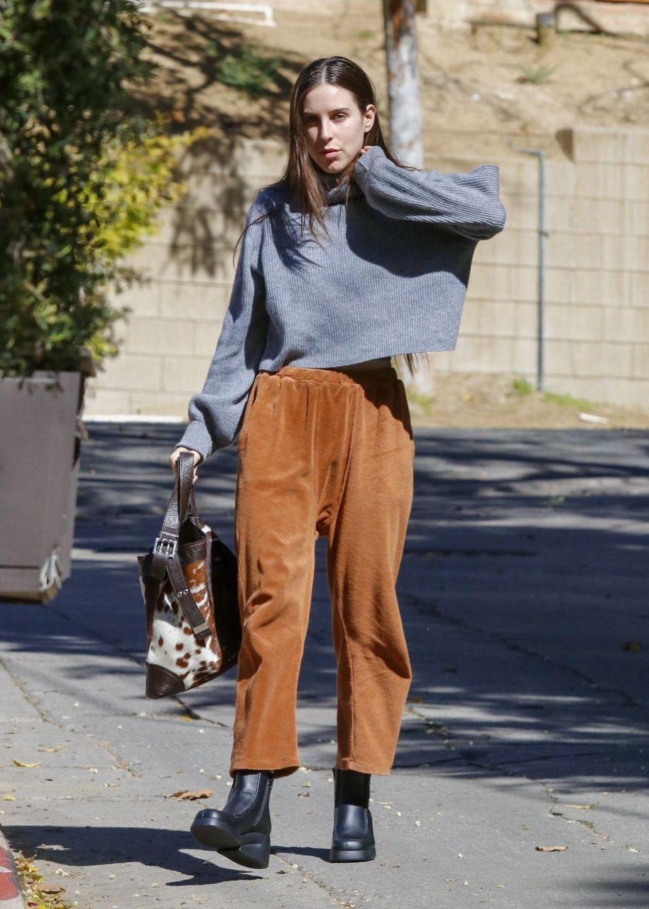 Scout Willis Arrives Her Home Los Angeles