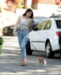 Scout Willis Denim Out With Her Dog Los Angeles