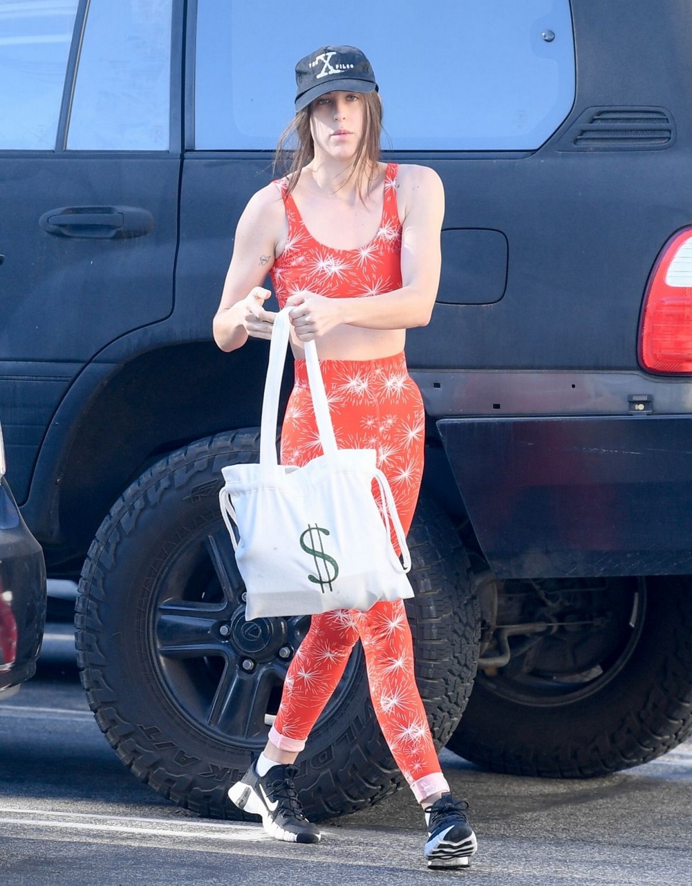 Scout Willis Heading Pilates Class West Hollywood