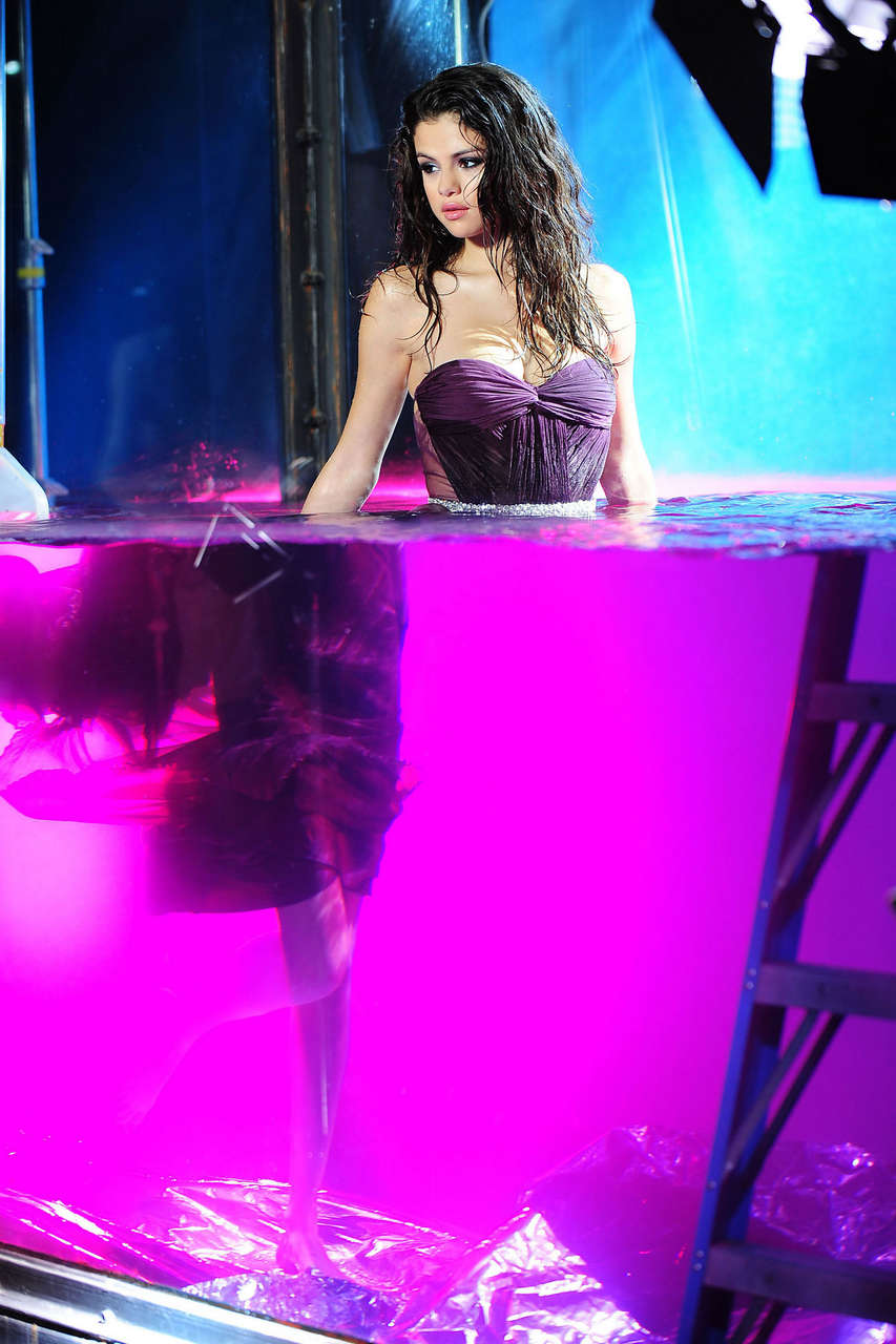 Selena Gomez All Wet In Fragrance Photoshoot In Hollywood