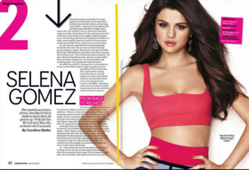 Selena Gomez Cosmopolitan Magazine Us March 2012 Issue