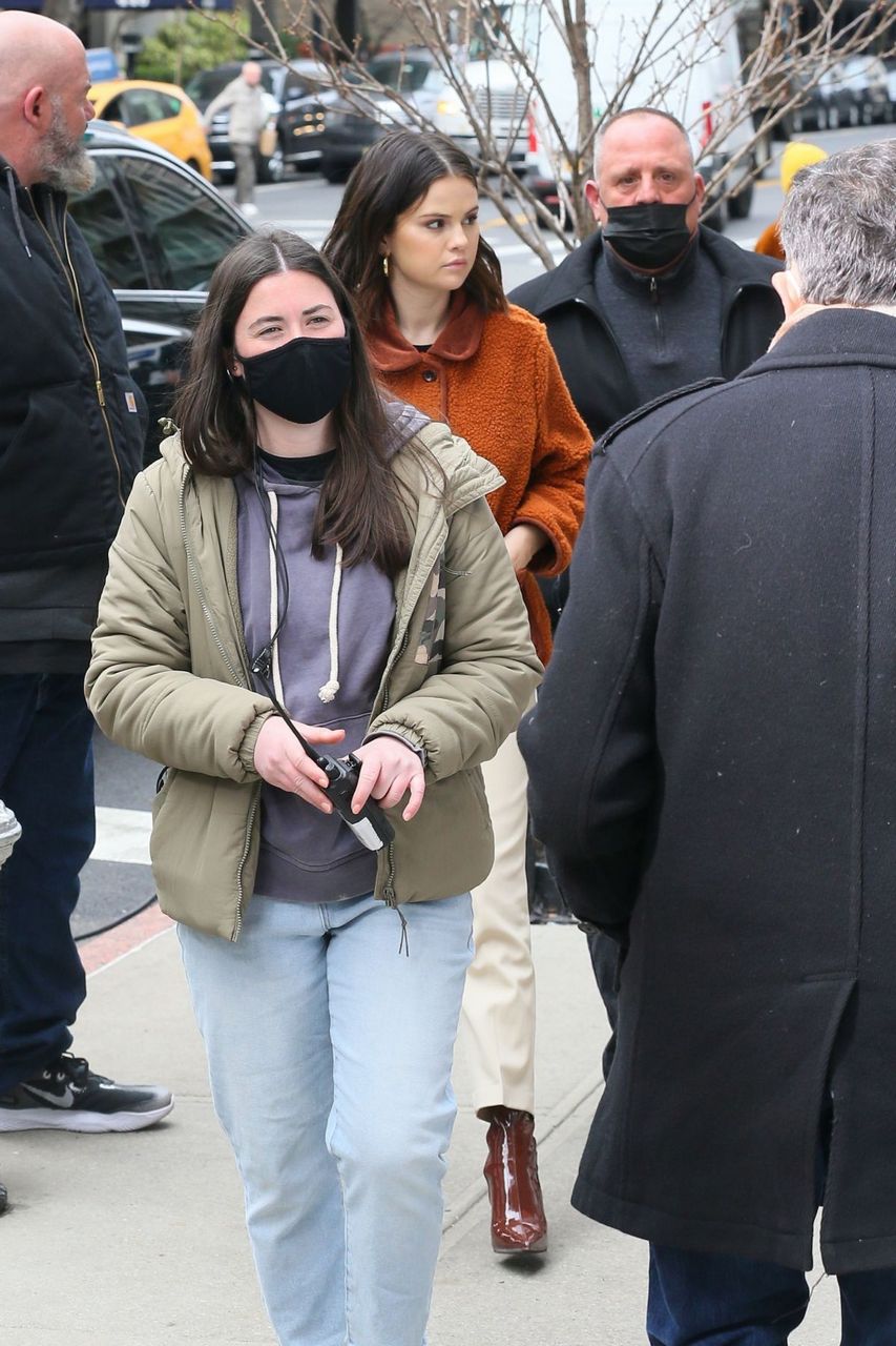 Selena Gomez On Set Of Only Murders Building New York