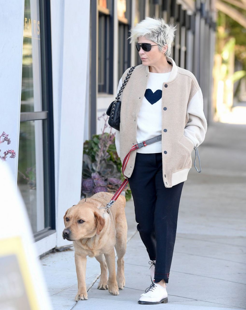 Selma Blair Out With Her Dog West Hollywood