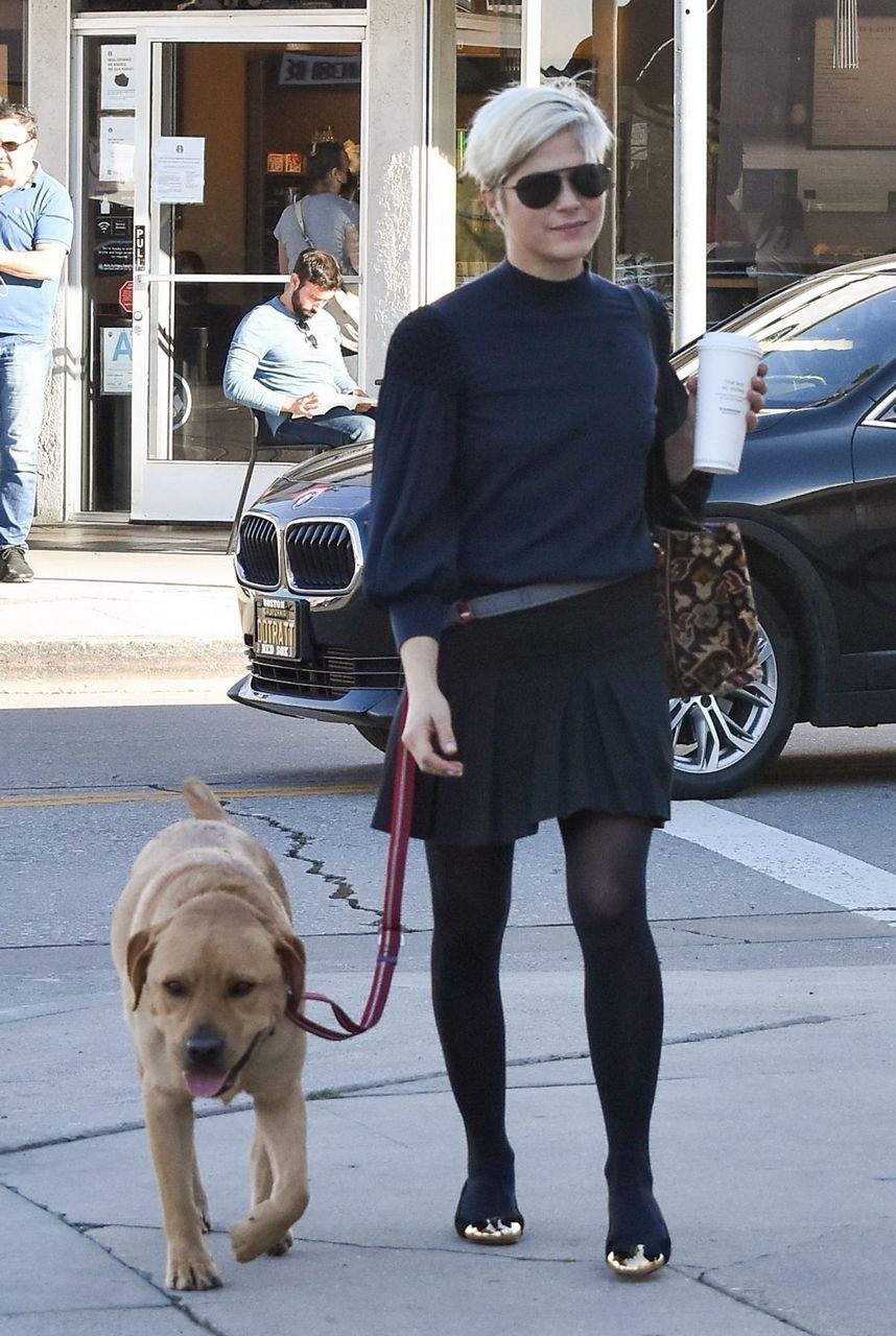Selma Blair Out With Her Service Dog Studio City