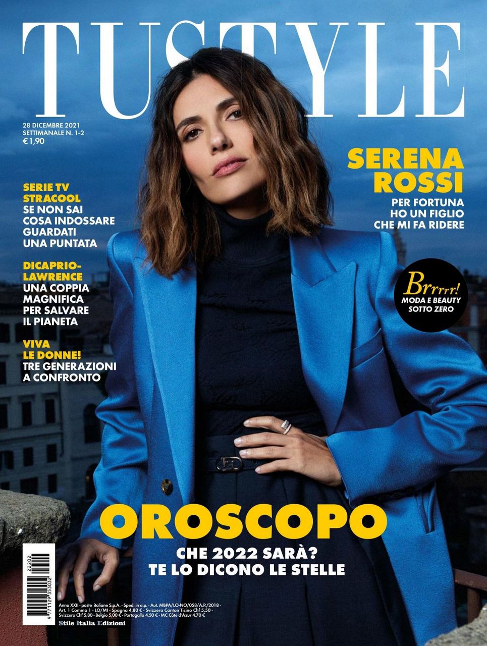 Serena Rossi Tustyle Magazine December