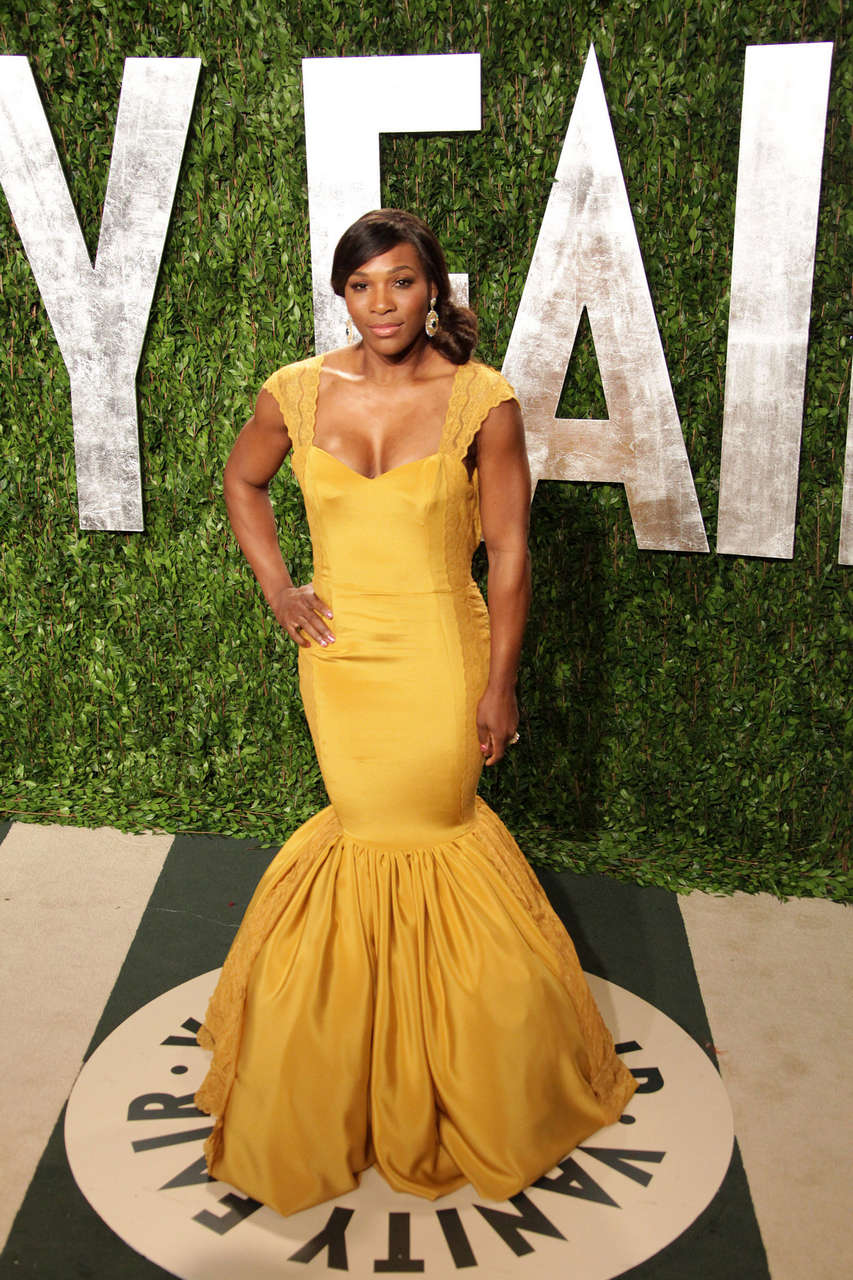 Serena Williams 2012 Vanity Fair Oscar Party Sunset Tower