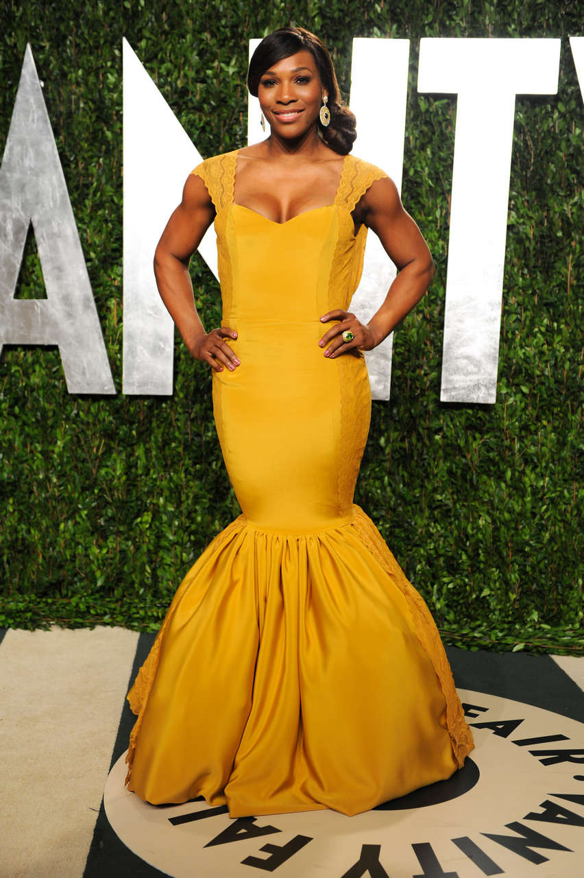 Serena Williams 2012 Vanity Fair Oscar Party Sunset Tower