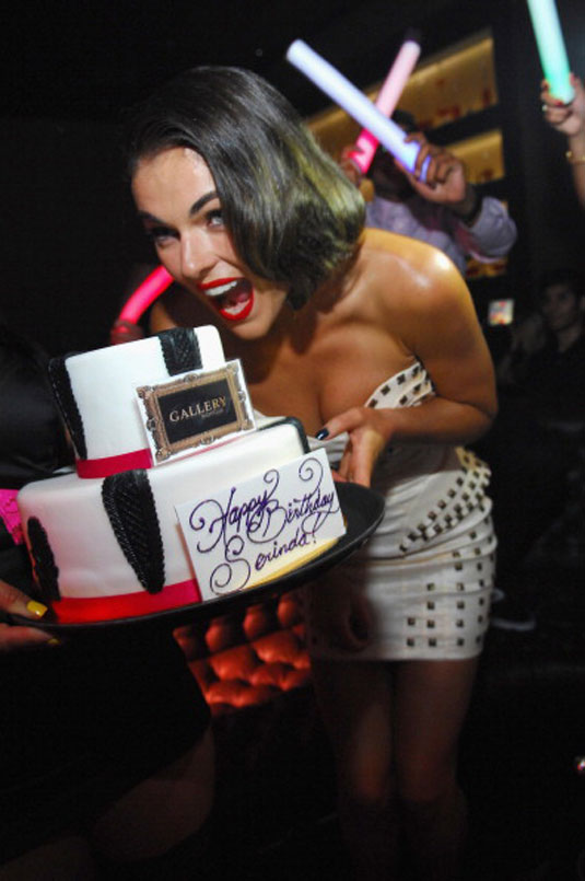 Serinda Swan Celebrates Her Birthday Planet Hollywood Vegas