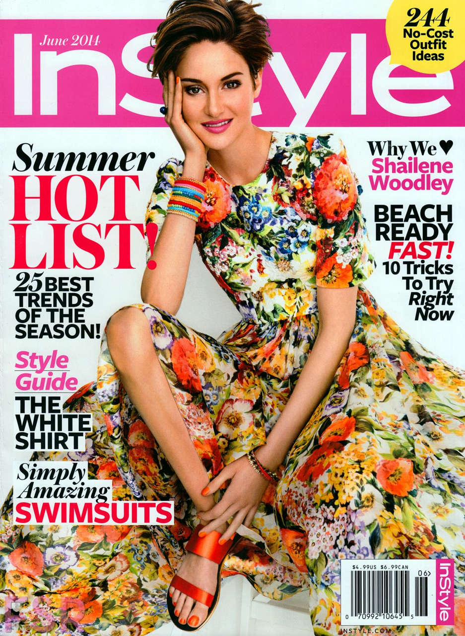 Shailene Woodley Instyle Magazine June 2014 Issue