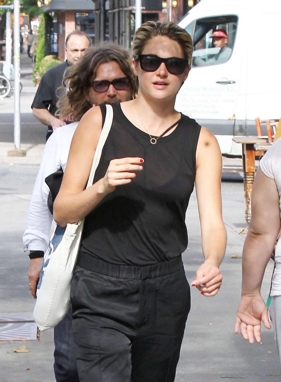 Shailene Woodley Out About New York