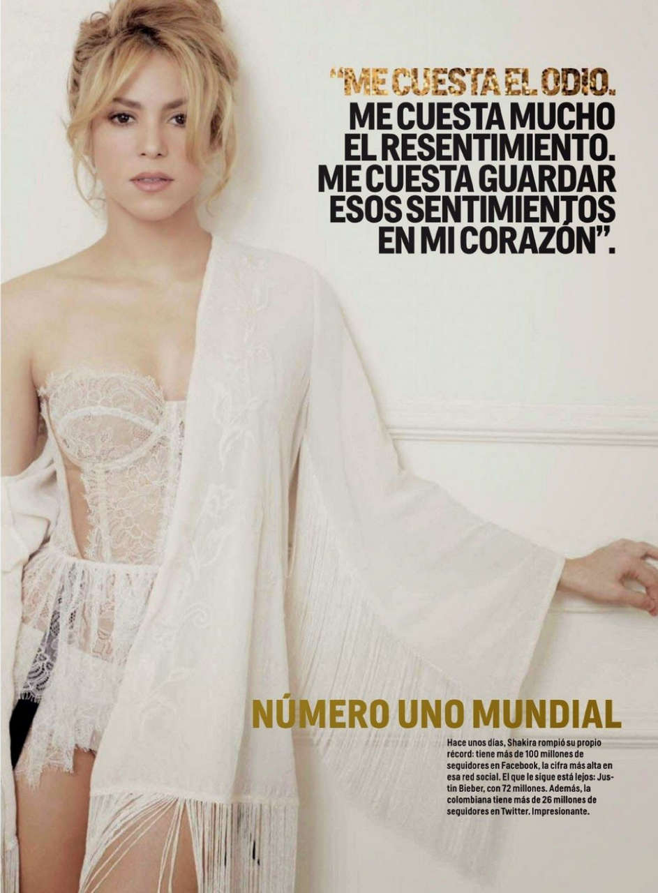 Shakira Cosmopolitan Magazine Argentina August 2014 Issue