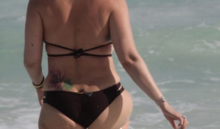 Shanna Moakler Bikini Beach Cancun (7 photos)