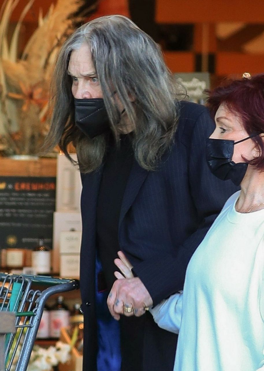 Sharon And Ozzy Osbourne Shopping Erewhon West Hollywood