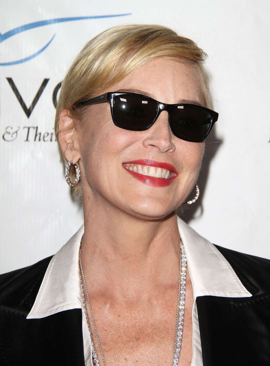 Sharon Stone Aviva Gala 2014 Los Angeles