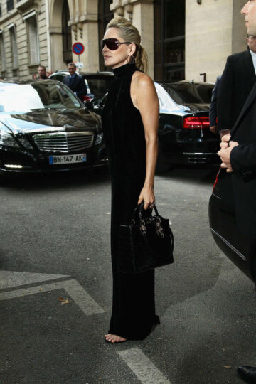 Sharon Stone Christian Dior Haute Couture Show Paris Fashion Week