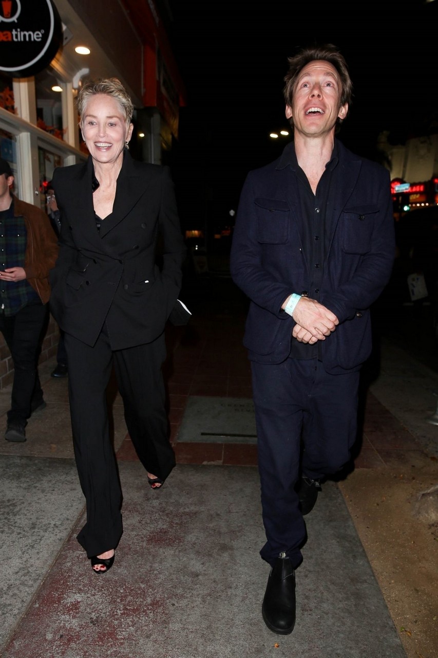 Sharon Stone Leaves Licorice Pizza Premiere After Party Los Angeles
