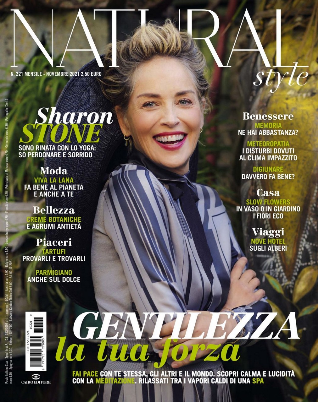 Sharon Stone Natural Style Magazine Italy November