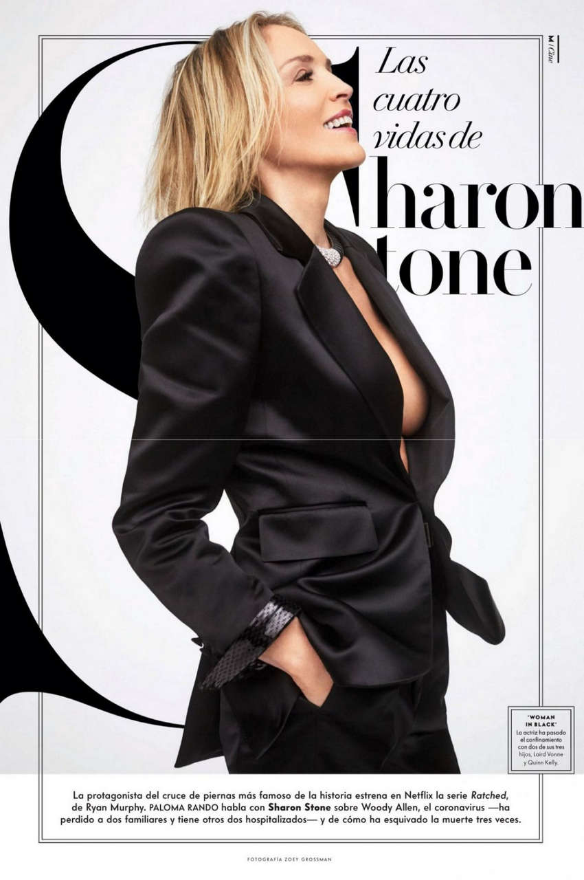 Sharon Stone Vanity Fair Magazine Spain October