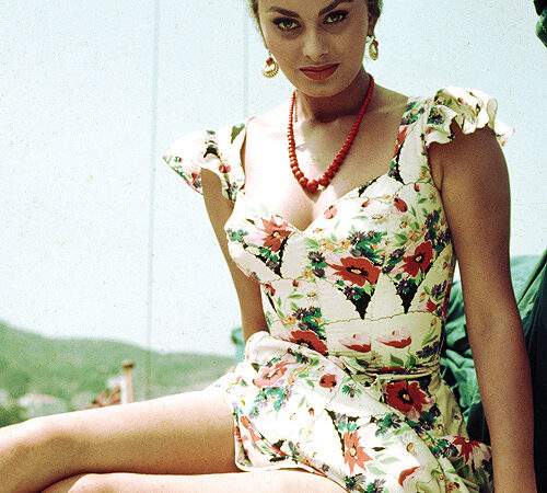 Sharontates Sophia Loren On The Set Of Pane (1 photo)
