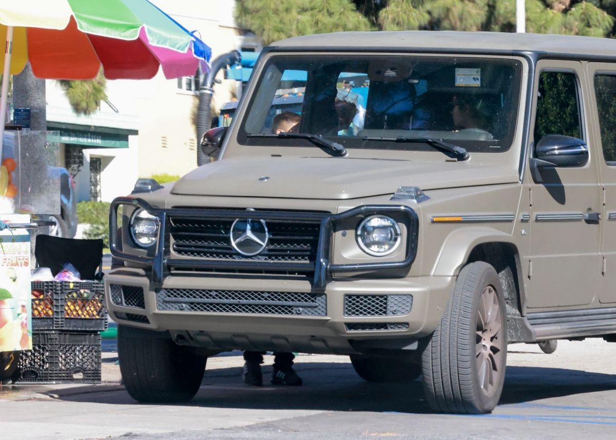 Shay Mitchell Out Driving Her Mercedes Benz G Class Los Feliz