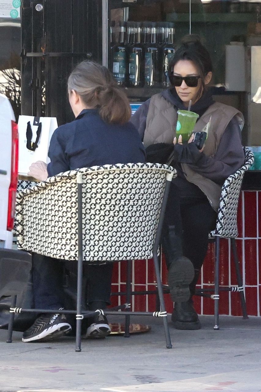 Shay Mitchell Out For Lunch With Friend Silver Lake