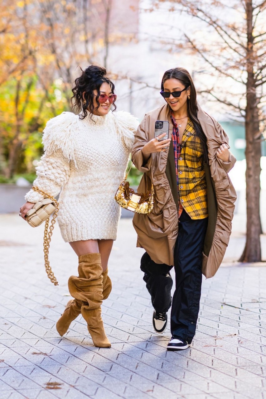 Shay Mitchell Out With Friend New York