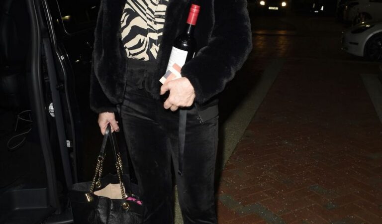 Shirley Ballas Arrives Her Hotel Manchester (6 photos)