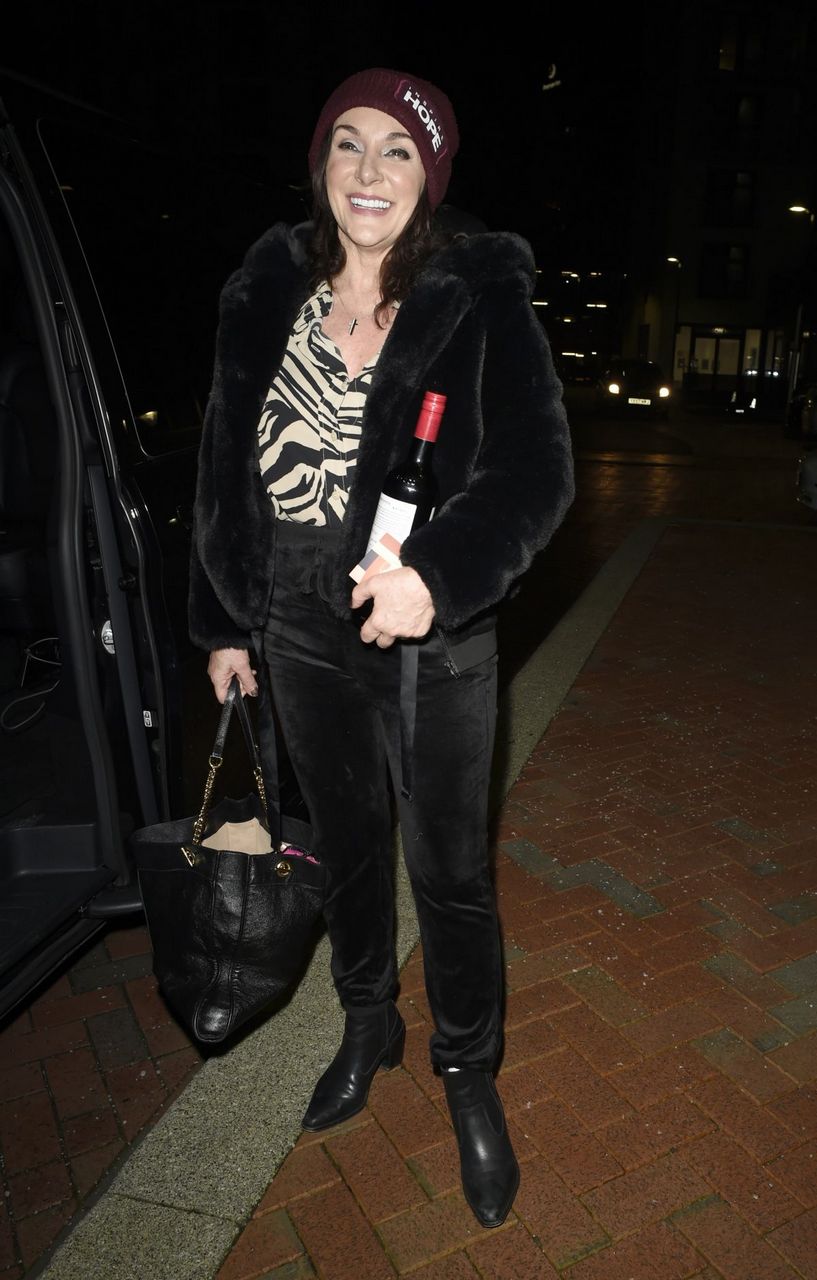 Shirley Ballas Arrives Her Hotel Manchester