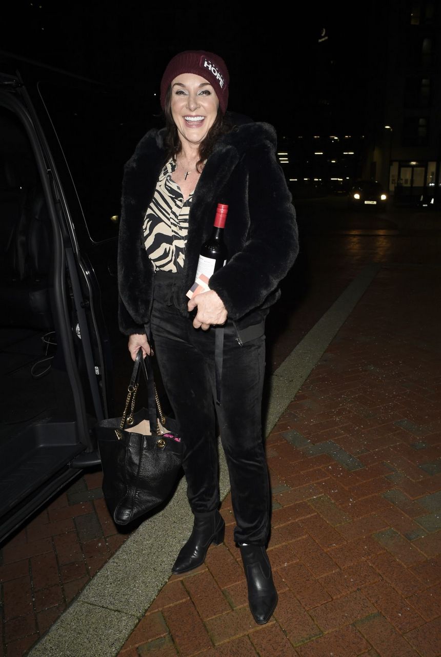 Shirley Ballas Arrives Her Hotel Manchester