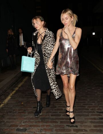 Sienna Miller Arrives Bafta Tiffany And Vogue Afterparty London