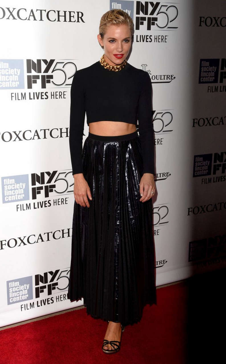 Sienna Miller Foxcatcher Premiere New York Film Festival