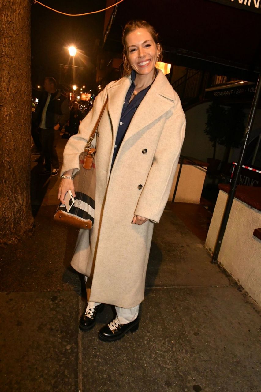 Sienna Miller Night Out New York