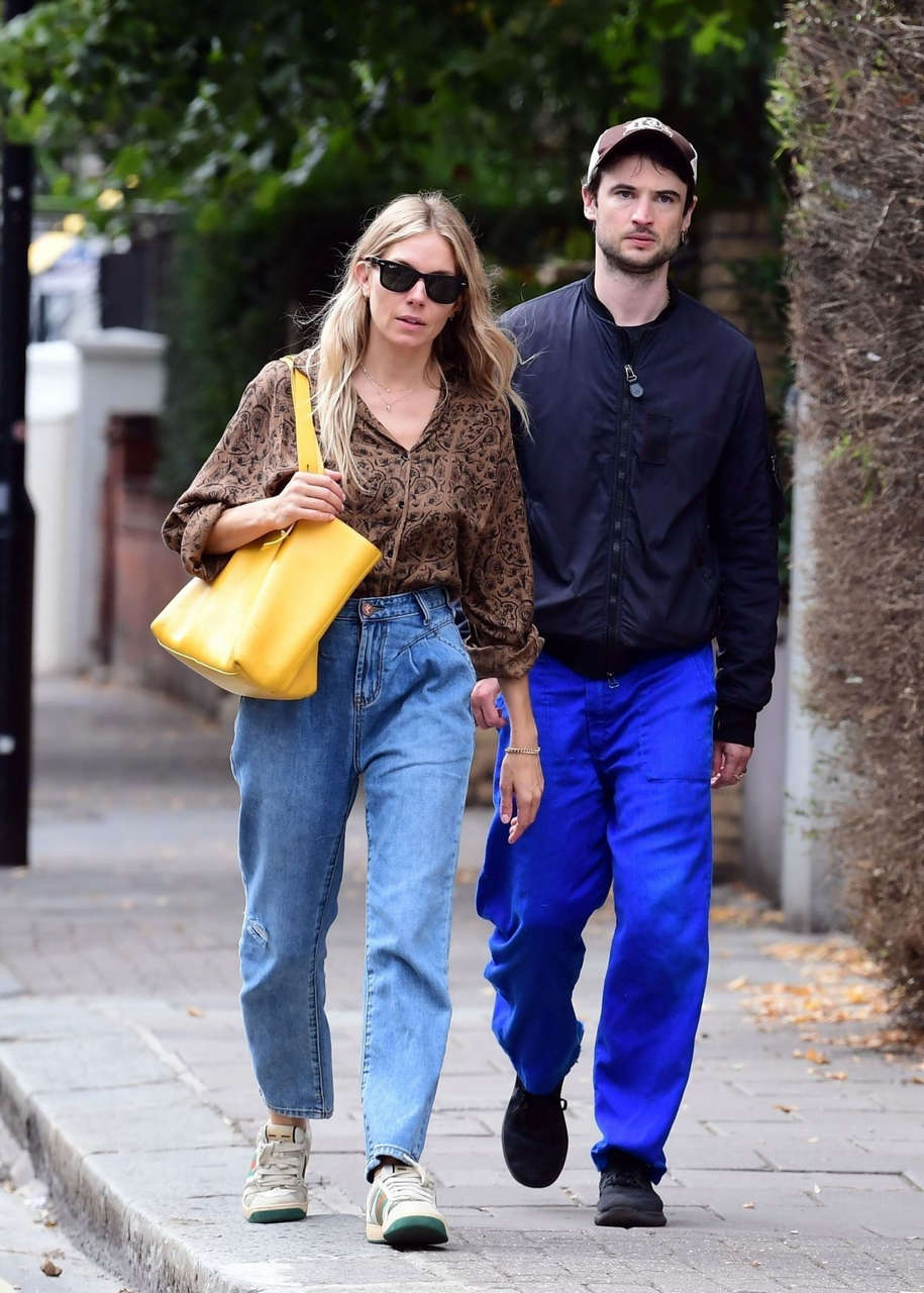 Sienna Miller Out About London