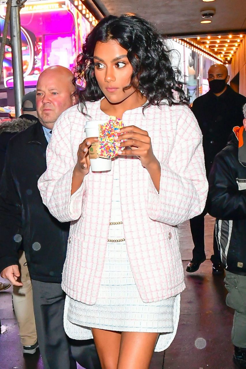 Simone Ashley Out And About New York