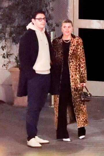 Sofia Richie And Elliot Grainge Out For Dinner Sunset Towers Hotel Los Angeles