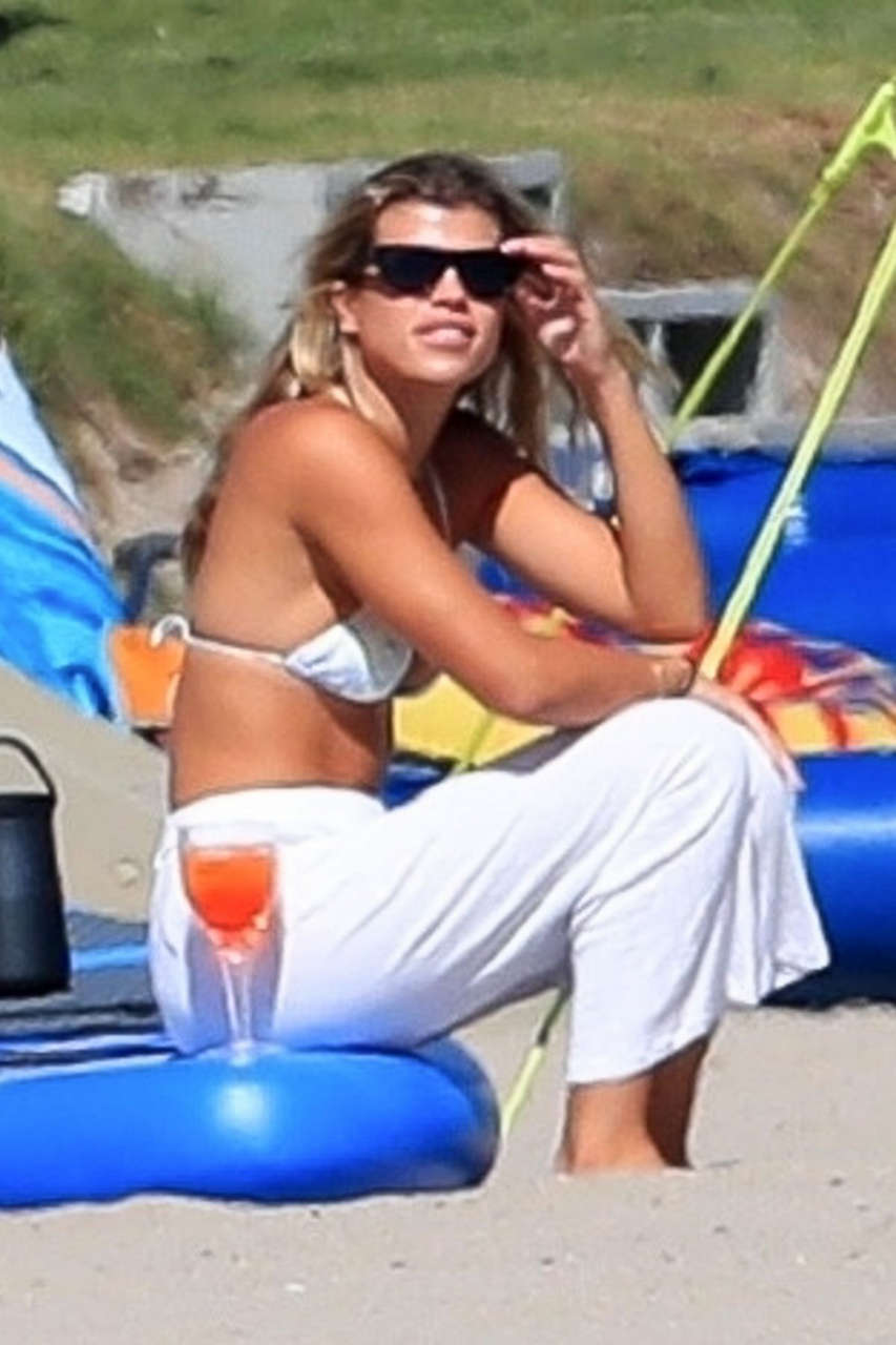 Sofia Richie Bikini Top Beach Malibu
