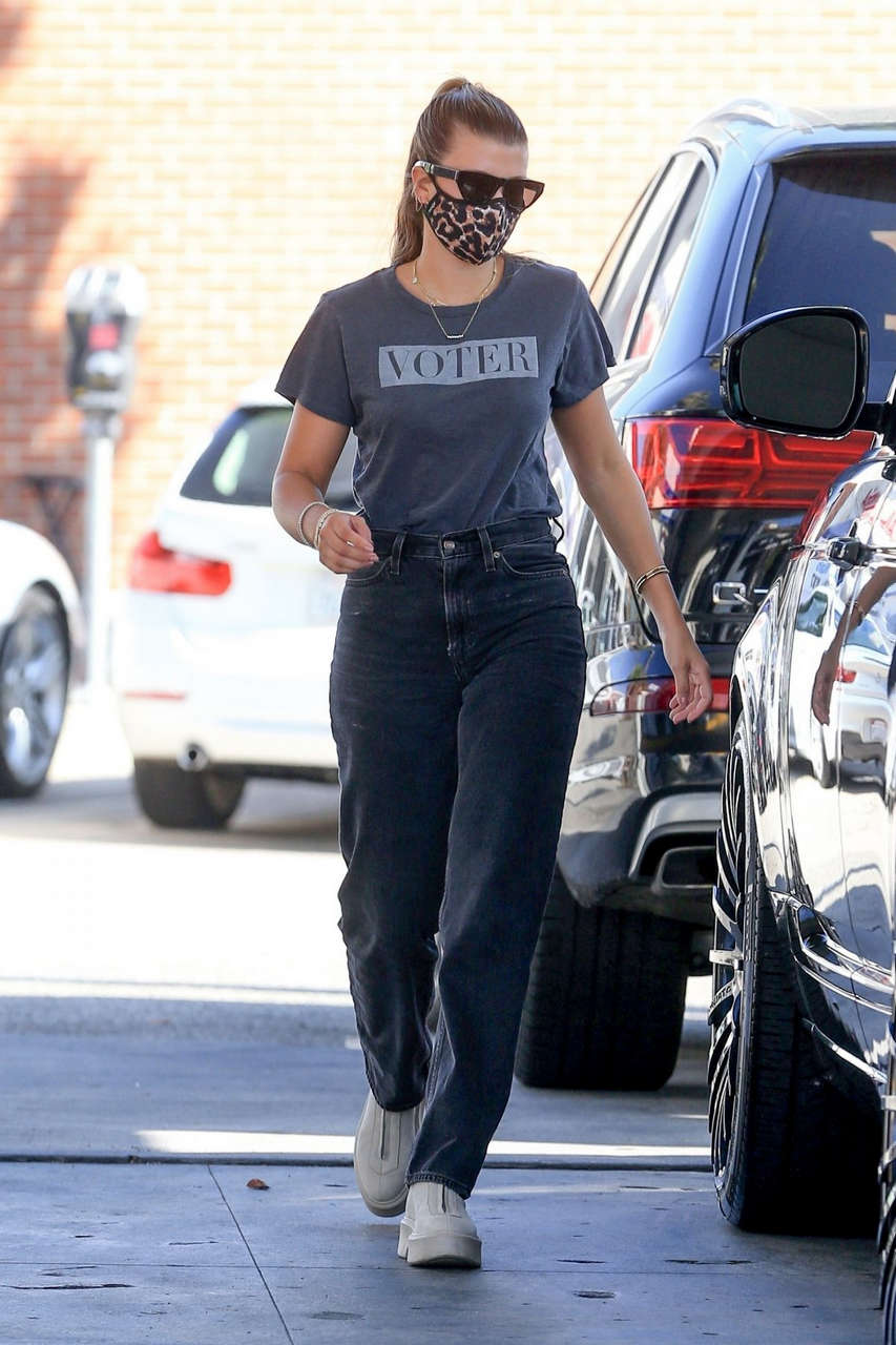 Sofia Richie Gas Station Brentwood