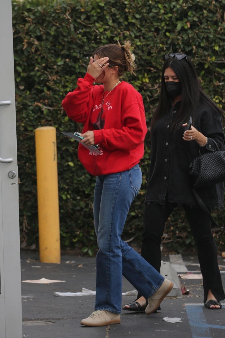 Sofia Richie Heading Alo Yoga Store Beverly Hills