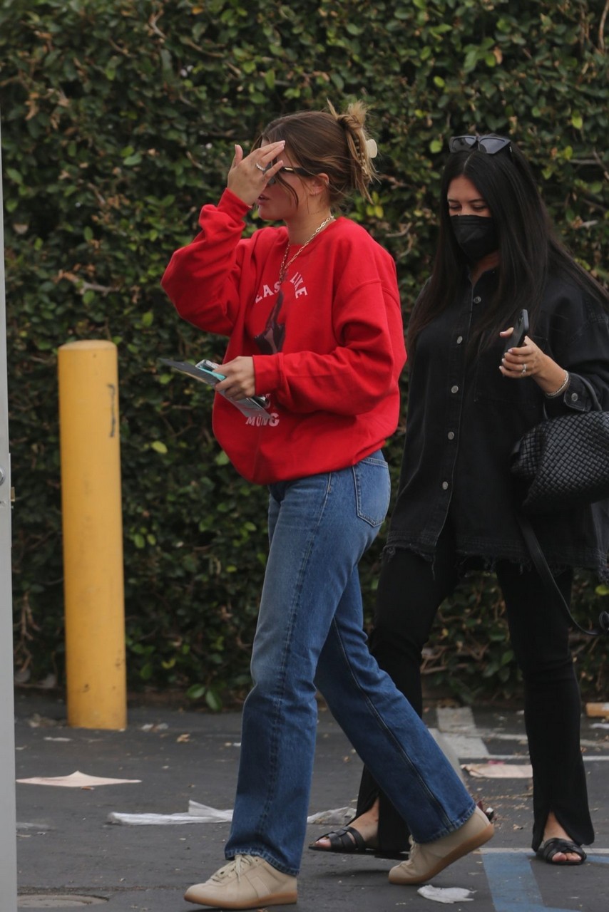 Sofia Richie Heading Alo Yoga Store Beverly Hills