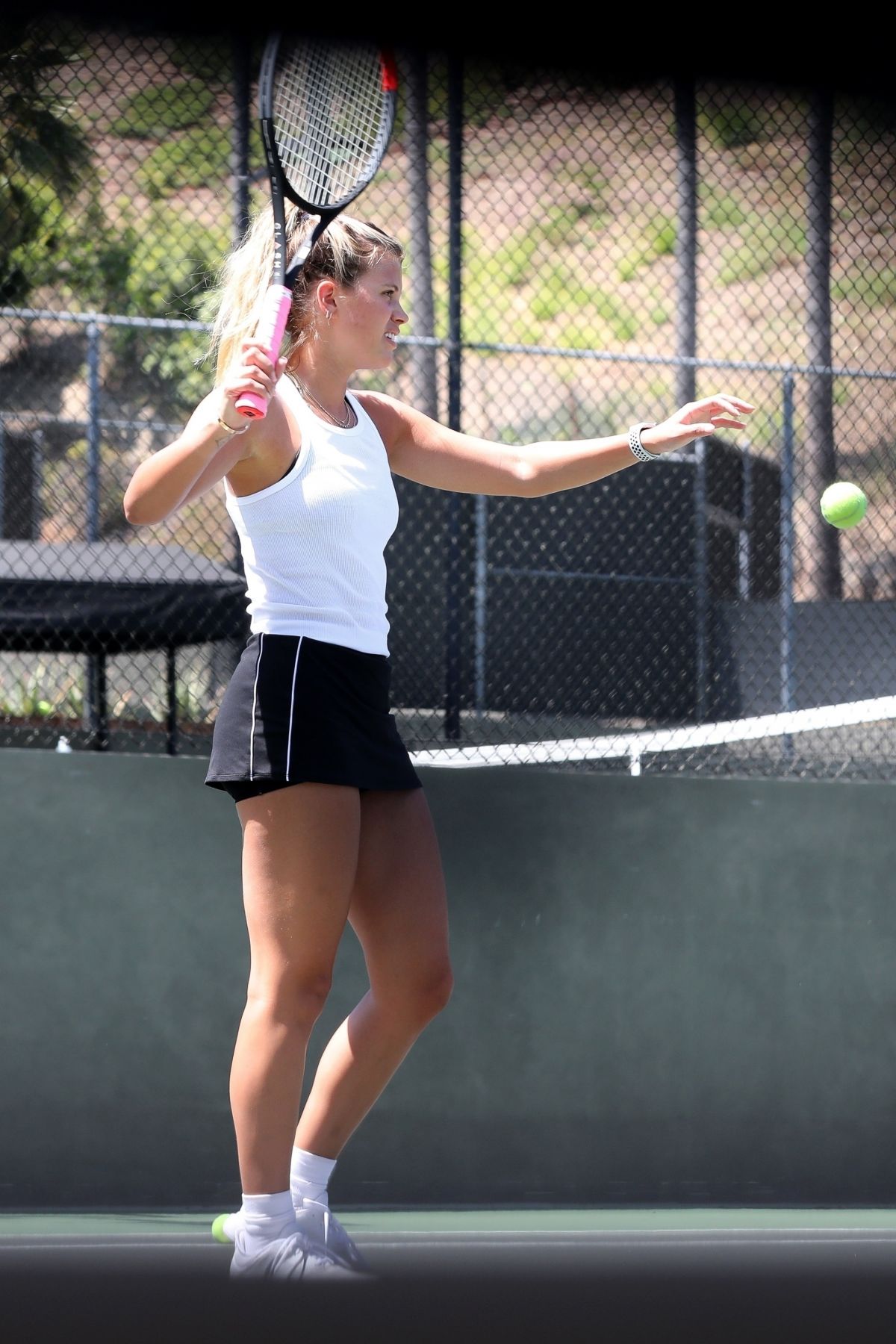 Sofia Richie Tennis Court Los Angeles