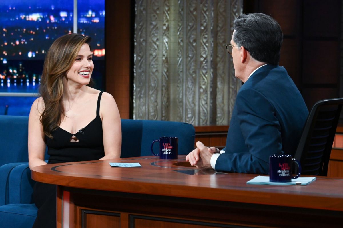 Sophia Bush Late Show With Stephen Colbert