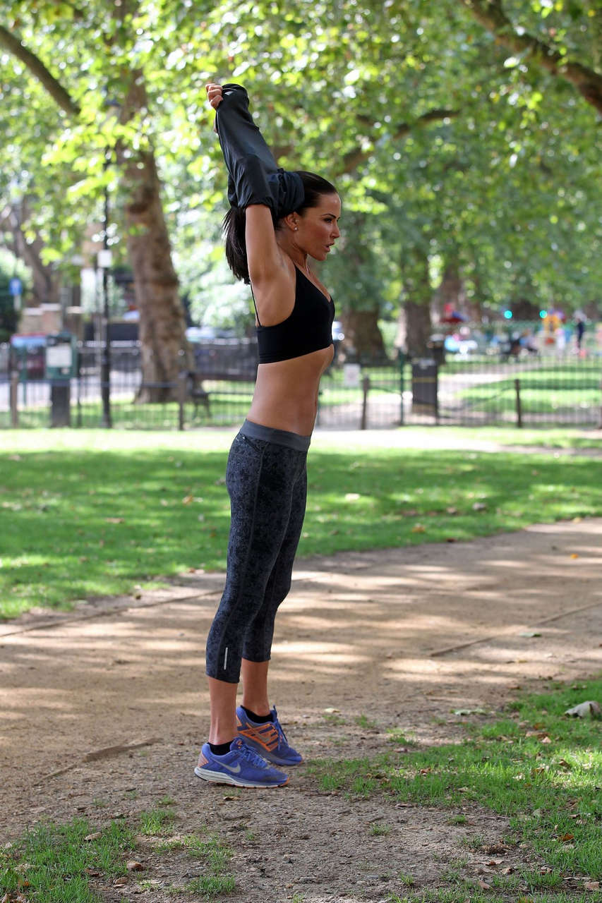 Sophie Anderton Workout Battersea Park London
