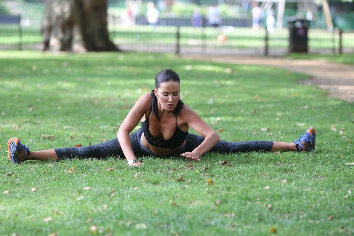 Sophie Anderton Workout Battersea Park London
